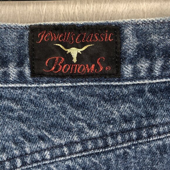 Vintage Jewells Classic Bottoms Jeans Juniors 11 Blue  Faded Bareback Riding - Picture 10 of 16